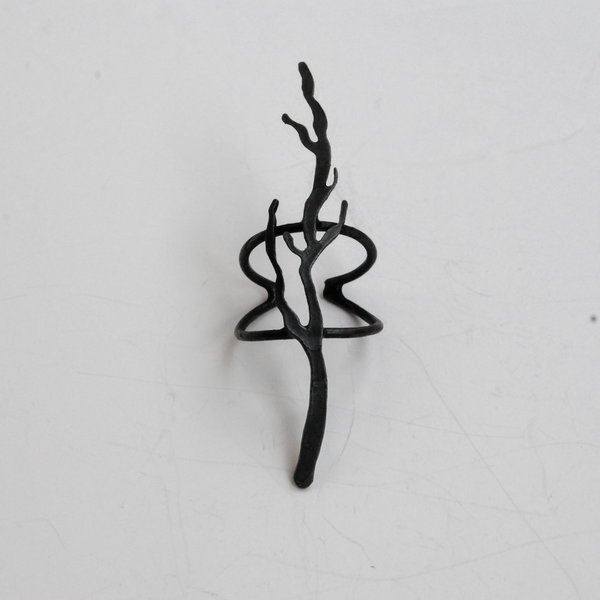 Δαχτυλίδι Κλαδί - statement, μοντέρνο, ασήμι 925, boho, ethnic, rock, σταθερά, μεγάλα, αυξομειούμενα