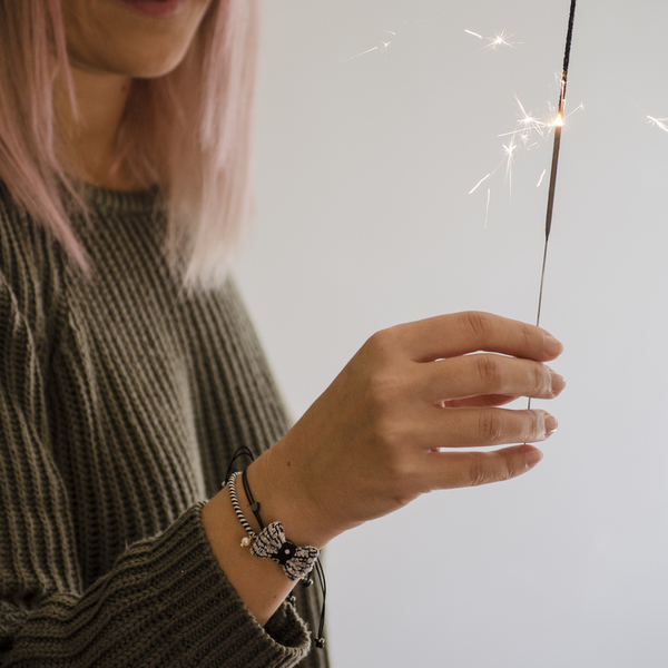 Bow Bracelets Set Black&White - ημιπολύτιμες πέτρες, ημιπολύτιμες πέτρες, ύφασμα, φιόγκος, charms, νήμα, πουά, πουά, αιματίτης, βραχιόλι, βραχιόλια, κορδόνια, χειροποίητα, romantic, σετ, χεριού, αυξομειούμενα, σετ κοσμημάτων - 3