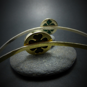 " Ruby Zoisite and Ounakite bracelet " - Χειροποίητα σφυρήλατα βραχιόλια ώμου με Ζοϊσίτη κ Ουνακίτη! - ημιπολύτιμες πέτρες, ημιπολύτιμες πέτρες, chic, vintage, κλασσικό, design, μοναδικό, γυναικεία, ορείχαλκος, ανοιξιάτικο, σύρμα, αλπακάς, donkey, χειροποίητα, σφυρήλατο, minimal, boho, ethnic, χεριού, χειροπέδες, αυξομειούμενα - 4