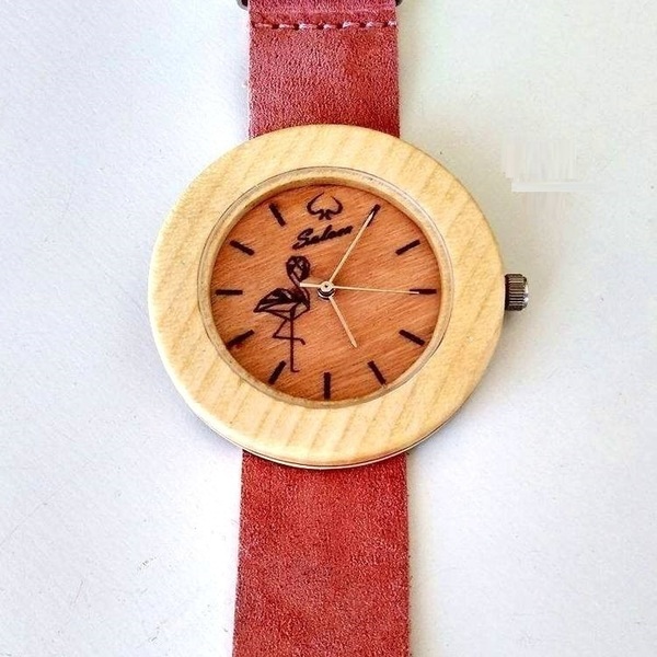 “Οres” – Auxo [Αυξώ] | Handmade wooden watch - δέρμα, handmade, ξύλο, ρολόι, χειροποίητα, αξεσουάρ, ξύλινο, unique