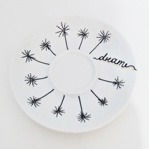 Σετ φλιτζάνια τσαγιού "Dream,live,love,laugh" - ζωγραφισμένα στο χέρι, μοναδικό, χειροποίητα, δώρα γάμου, πορσελάνη, δωράκι, personalised, σετ, unique, ζευγάρια, δώρα αγίου βαλεντίνου, κούπες & φλυτζάνια, πρωτότυπα δώρα - 5