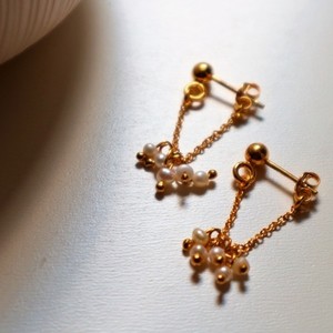 Grape earrings. - ασήμι, επιχρυσωμένα