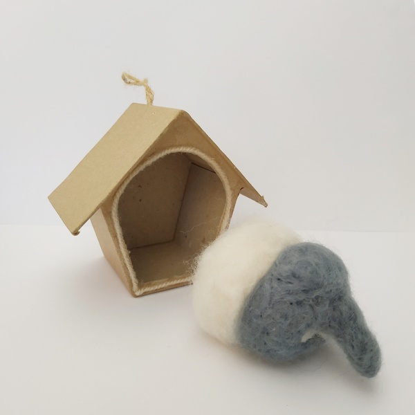 ΣΚΥΛΑΚΙ ΜΠΟΜΠΤΕΙΛ (BOBTAIL) ΜΙΝΙΑΤΟΥΡΑ - μαλλί, Black Friday, μινιατούρες φιγούρες - 3