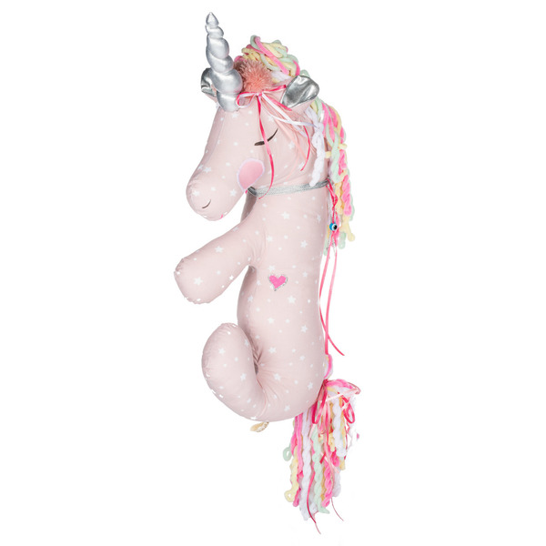 Μαξιλαράκι μονοκερος ,55εκ. Αγκαλιας,παιχνιδι και διακοσμητικο. - κορίτσι, δώρα για βάπτιση, μονόκερος, μαξιλάρια, δώρο γέννησης - 4