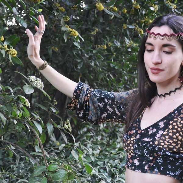 Μακραμέ τσοκερ boho gypsy - μακραμέ, τσόκερ, κοντά, boho - 4
