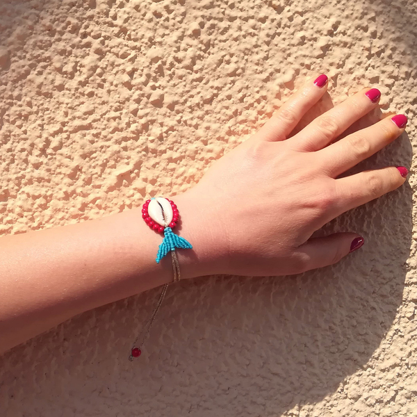 Shell...fish!!! - charms, χαολίτης, ψάρι, κοχύλι, απαραίτητα καλοκαιρινά αξεσουάρ, χεριού, αυξομειούμενα - 4