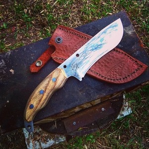 Μαχαίρι γενικής χρήσης-camping με δερμάτινη θηκη - 2