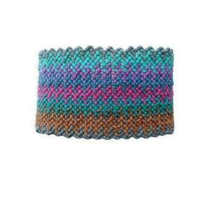 Μακραμέ βραχιόλι Φαρδύ mix and match - μακραμέ, boho, χεριού, αυξομειούμενα, φαρδιά