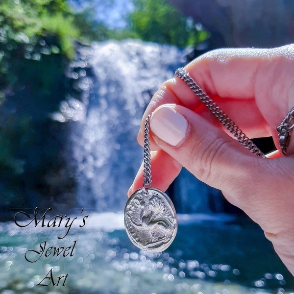 Κρεμαστό Αρχαιοπτέρυξ, “Greek Goddess” collection - charms, επιχρυσωμένα, ορείχαλκος, κοντά, φλουριά - 3