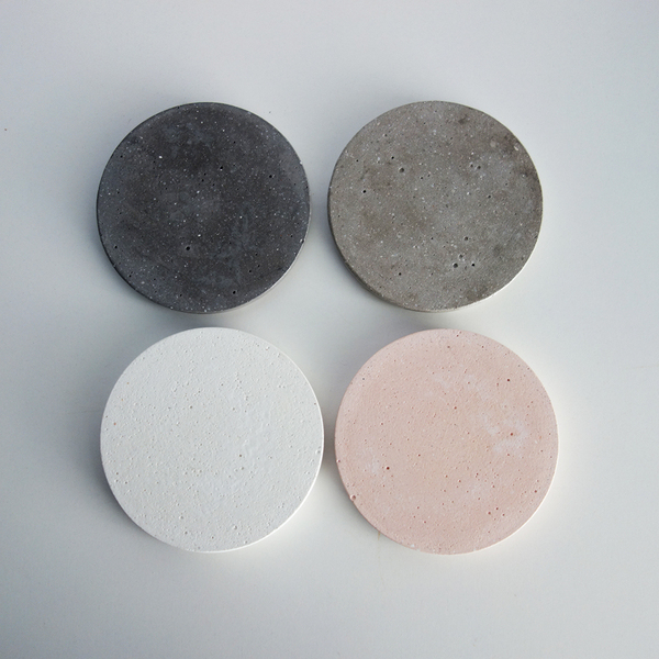 Σετ Σουβέρ " 4 colors " somon - σουβέρ, τσιμέντο, σετ δώρου, είδη σερβιρίσματος - 2