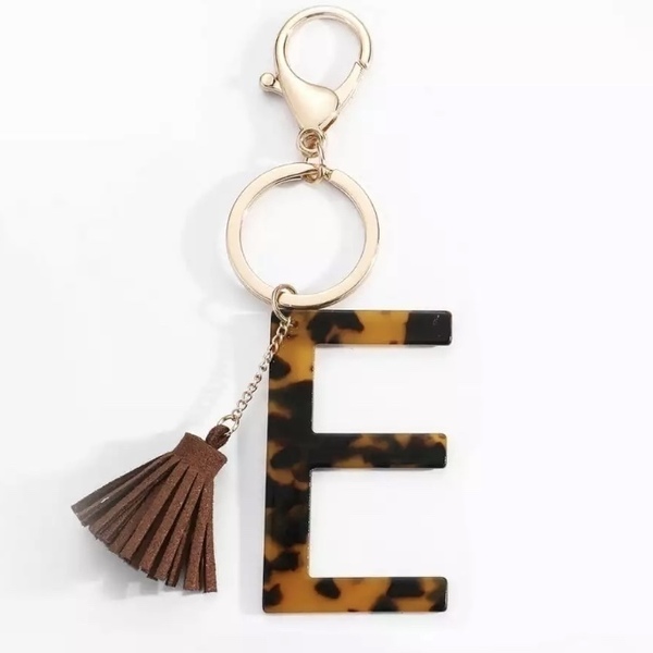 Μπρελόκ Μονόγραμμα - Leopard keychain - όνομα - μονόγραμμα, plexi glass, ζευγάρια, αυτοκινήτου, σπιτιού - 3