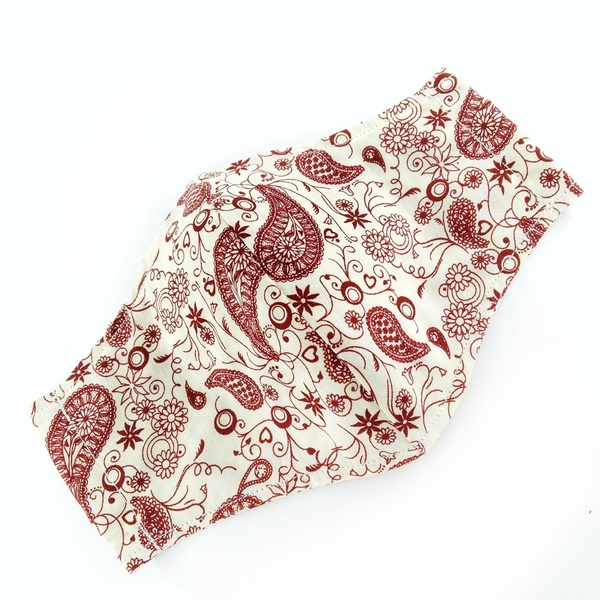 Σετ scrunchie με μάσκα Boho. - βαμβάκι, γυναικεία, boho, μάσκες προσώπου - 4