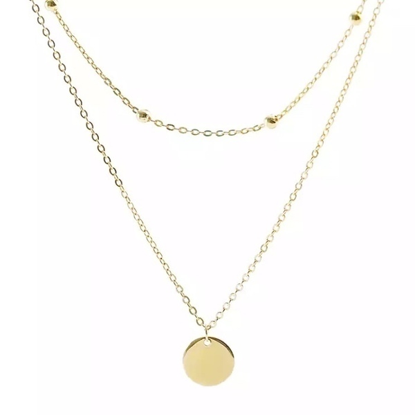 Layering ασήμι 925 - Lux layer up - επιχρυσωμένα, ασήμι 925, κοντά, layering, φλουριά - 2