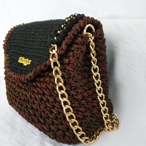 Πλεκτή kfb bag - "Annie" - ώμου, χιαστί - 5