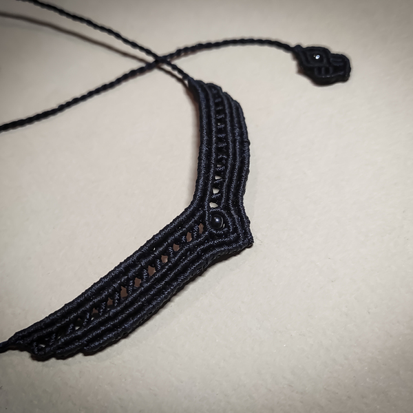 Χειροποίητο κολιέ μακραμέ boho style - ιδιαίτερο, μακραμέ, boho - 3