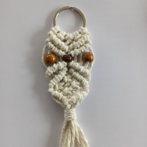 Macrame μπομπονιέρα Κουκουβάγια F10 (20 τεμ.) - είδη γάμου, μπομπονιέρα βάφτισης - 2