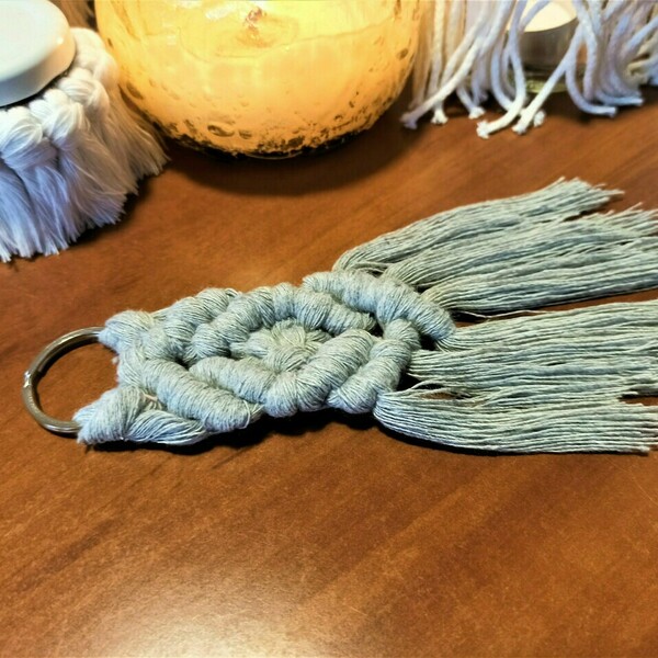 Macrame μπομπονιέρα F28 (20 τεμ.) - μαρτυρικά, μπομπονιέρα βάφτισης - 3