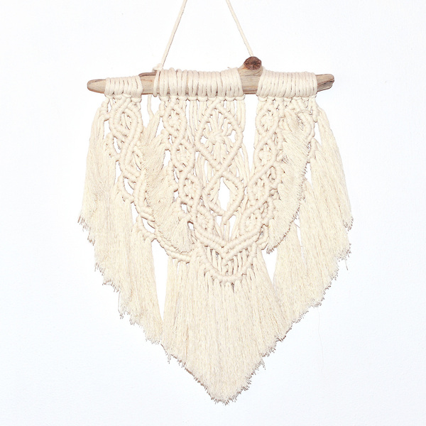 Κρεμαστό μακραμε τοίχου mini boho - μακραμέ, διακοσμητικά