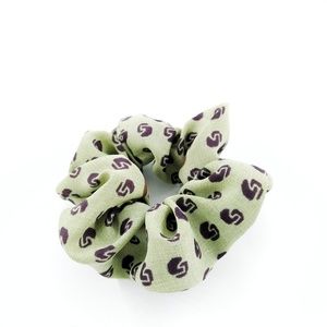 Scrunchie Round - ύφασμα, λαστιχάκια μαλλιών
