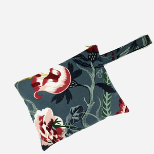 Pouch Wonderland medium 27.5x22cm - ύφασμα, all day, καλλυντικών, ταξιδίου, μικρές