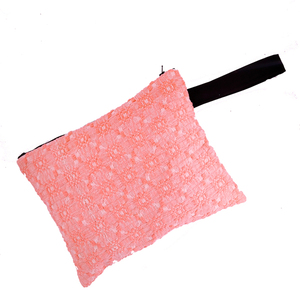 Pouch Pinky medium 27.5x22cm - ύφασμα, χειρός, καλλυντικών, μικρές, φθηνές