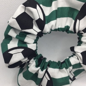 Υφασμάtινο λαστιχάκι scrunchie αθλητική ομάδα - ύφασμα, μαλλιά, λαστιχάκια μαλλιών - 2