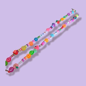 Sneakerstrap - sneakercord με πολύχρωμα φρούτα και smiley - κορδόνια, candy, ποδιού - 4