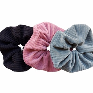3 large scrunchies Λαστιχάκια μαλλιών 2 - ύφασμα, βελούδο, για τα μαλλιά, λαστιχάκια μαλλιών