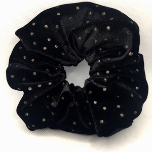 Σετ υφασμάτινα λαστιχάκια scrunchies ''winter wonderland'' 3 τμχ - ύφασμα, κορίτσι, χριστουγεννιάτικα δώρα, λαστιχάκια μαλλιών - 5