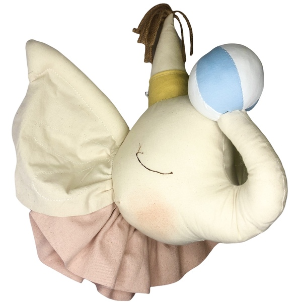 Ελέφαντας τοίχου 0,35χ0,35 για παιδικό δωμάτιο - κορίτσι, αγόρι, ελεφαντάκι - 2