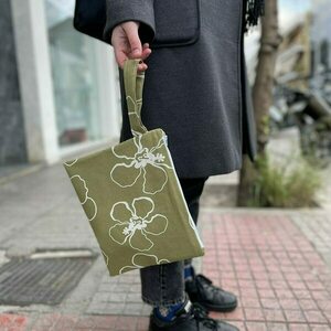 Pouch Lilly medium 27.5x22cm - ύφασμα, καλλυντικών, ταξιδίου, μικρές, φθηνές - 2