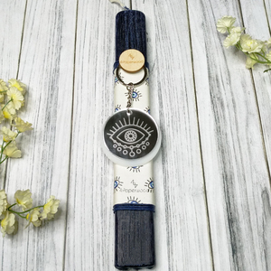 Λαμπάδα Μπρελόκ "Evil Eye" - λαμπάδες, για ενήλικες, για εφήβους - 2