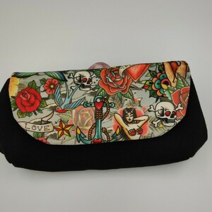SCULL VELVET - ύφασμα, clutch, all day, χειρός, μικρές
