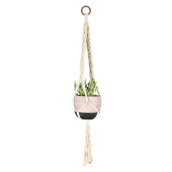 Macrame Boho Design - Κρεμαστή θήκη για γλάστρα - μακραμέ, διακοσμητικά - 2