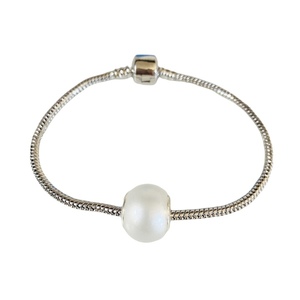 Βραχιόλι ασήμι 925 -Classy pearl - αλυσίδες, ασήμι 925, επάργυρα, πέρλες