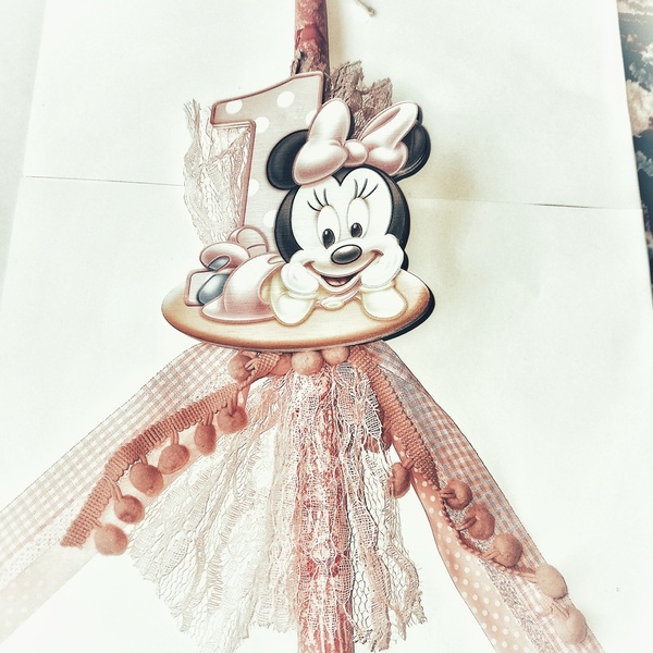 Λαμπάδα Minnie πρώτο Πάσχα - κορίτσι, λαμπάδες, ήρωες κινουμένων σχεδίων, για μωρά