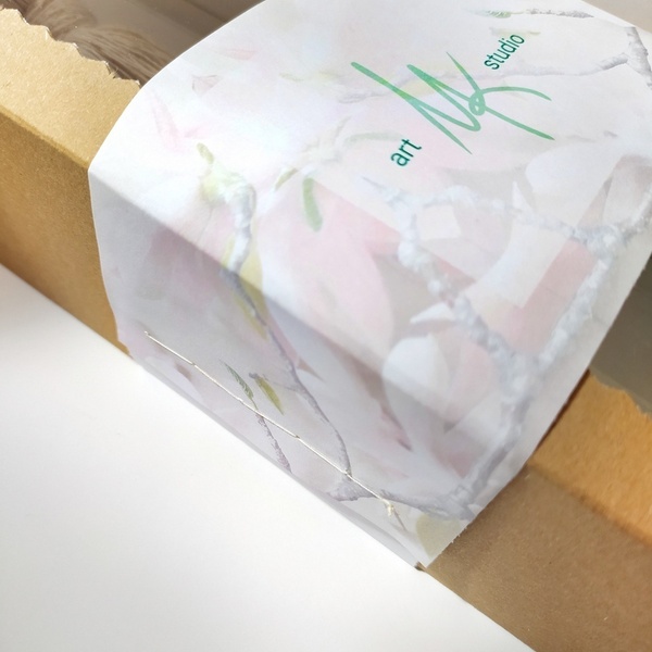 Πασχαλινή Λαμπάδα μακραμέ με μονόγραμμα - λαμπάδες, μακραμέ, για ενήλικες - 4