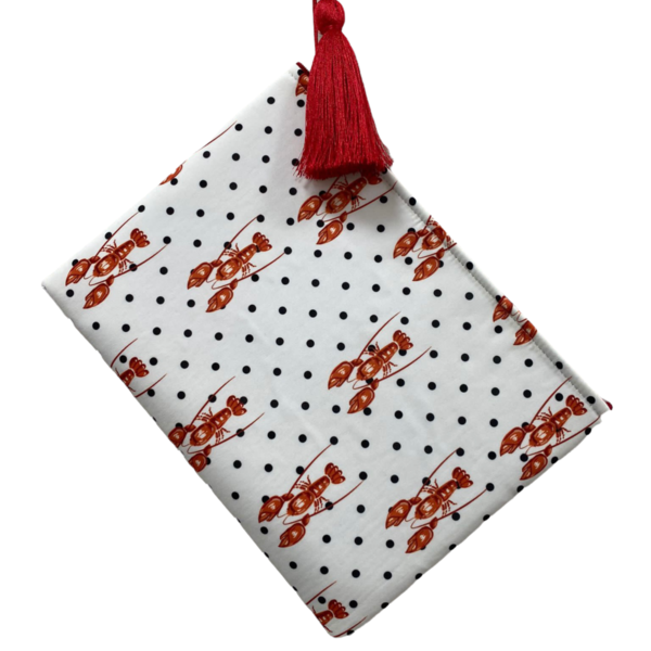 ΧΕΙΡΟΠΟΙΗΤΗ CLUTCH ΤΣΑΝΤΑ ΜΕ ΑΣΤΑΚΟΥΣ ΠΟΥΑ ΚΑΙ ΦΟΥΝΤΑ - ύφασμα, clutch, all day, πάνινες τσάντες, βραδινές