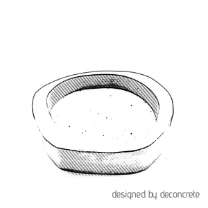 Tσιμεντένιος δίσκος [deconcrete] //yu W - design, τσιμέντο, σκυρόδεμα, είδη σερβιρίσματος - 5