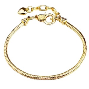Βραχιόλι ατσάλινη αλυσιδα - Steel snake chain - αλυσίδες, επιχρυσωμένα, καρδιά, ατσάλι