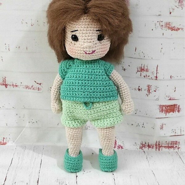 ΠΛΕΚΤΗ ΚΟΥΚΛΑ - λούτρινα, διακοσμητικά, κούκλες