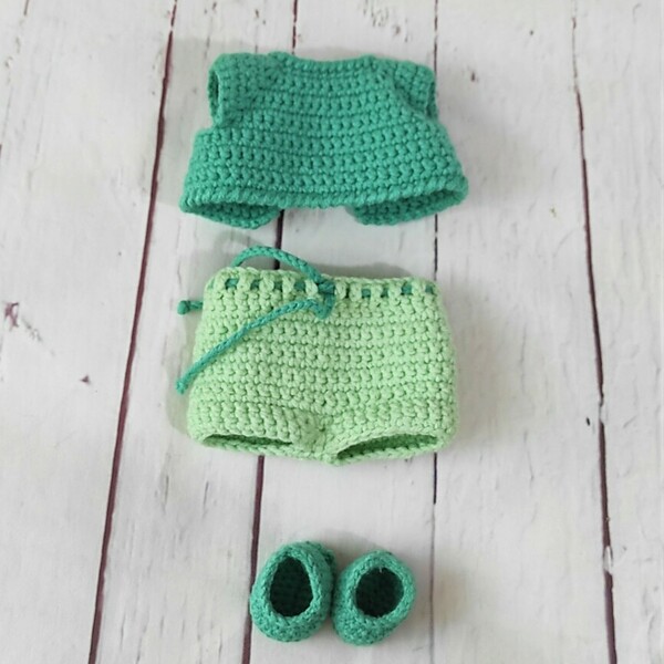 ΠΛΕΚΤΗ ΚΟΥΚΛΑ - λούτρινα, διακοσμητικά, κούκλες - 2