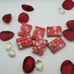 Mini choco wax melts 6 τμχ - αρωματικά κεριά, waxmelts, soy wax - 4