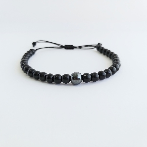 Μακραμέ βραχιόλι με ημιπολύτιμους λίθους - ημιπολύτιμες πέτρες, μακραμέ, boho, χεριού, αυξομειούμενα