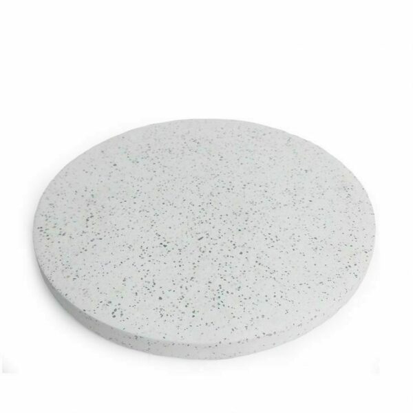 Tσιμεντένος στρογγυλός δίσκος terrazzo 20.5 X 2.0 //mozaikuT - τσιμέντο, σκυρόδεμα, πιατάκια & δίσκοι