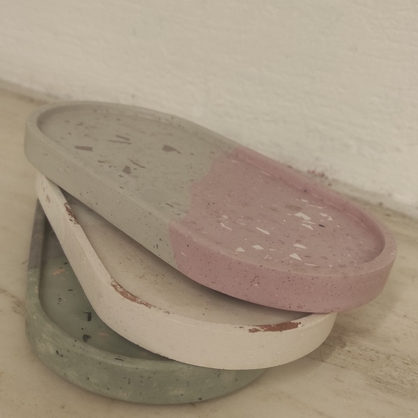 Διακοσμητικό δισκάκι 17,5 x 9εκ - σπίτι, τσιμέντο, πιατάκια & δίσκοι - 3