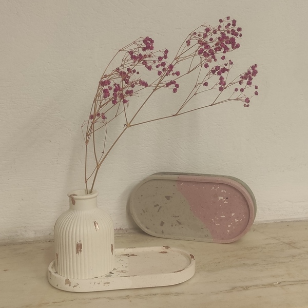 Διακοσμητικό δισκάκι 17,5 x 9εκ - σπίτι, τσιμέντο, πιατάκια & δίσκοι - 4