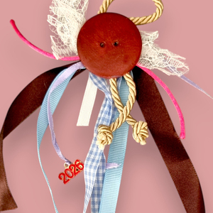 Γούρι-κουμπί & mini κολοκύθα. Γούρι-κουμπί & mini κολοκύθα. - κολοκύθα, γούρια - 3