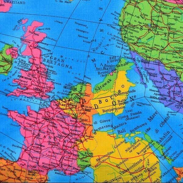 Scrunchie Προϊστορικός Χάρτης - ύφασμα, για τα μαλλιά, δώρα για γυναίκες, λαστιχάκια μαλλιών - 3