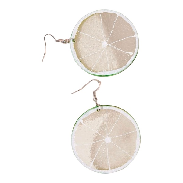 Lime Slices - plexi glass, κρεμαστά, μεγάλα, γάντζος